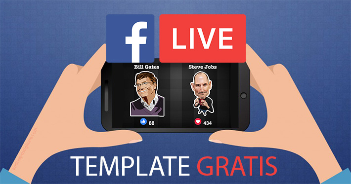 Template gratis dirette su Facebook