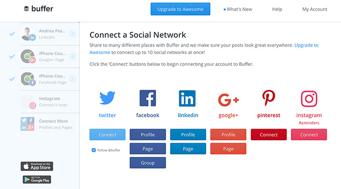 Buffer per Instagram