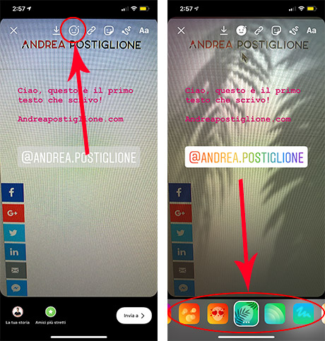 Effetti Storie su Instagram