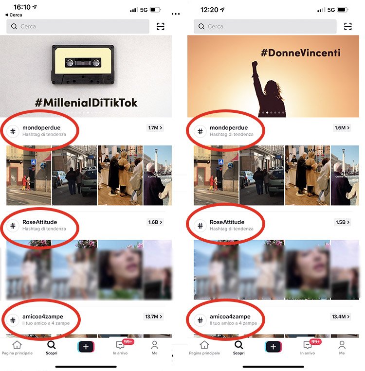 Hashtag di Tendenza su TikTok
