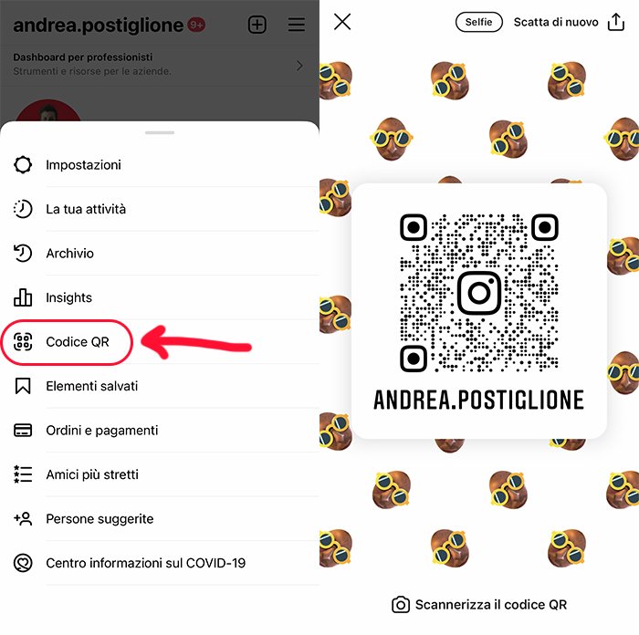 QR Code di Instagram
