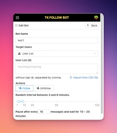 TK Follow Bot