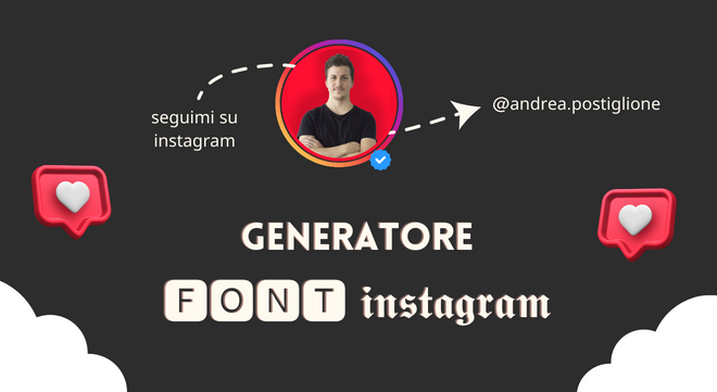 Generatore Font Instagram