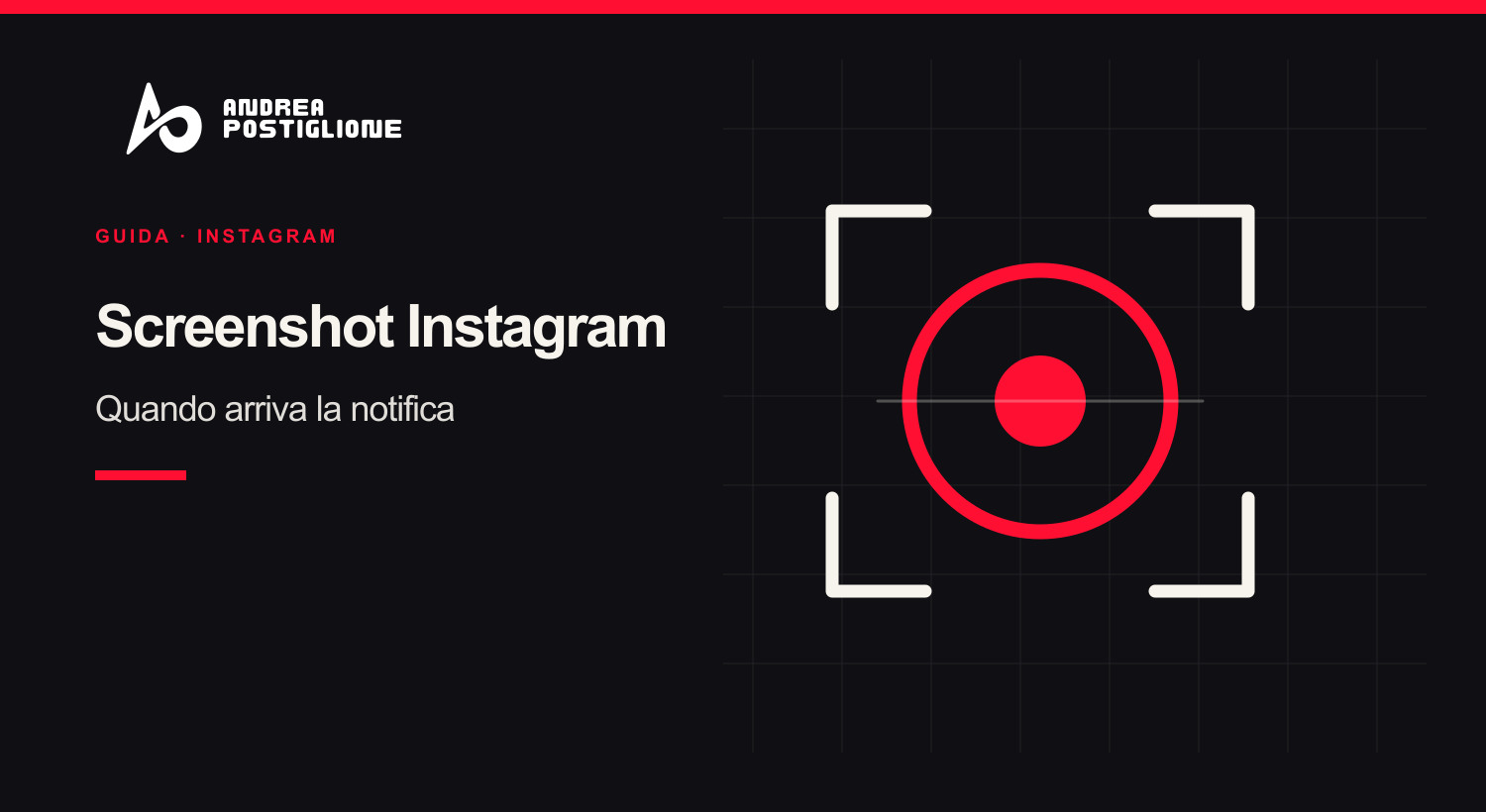 Screenshot Instagram: quando arriva la notifica